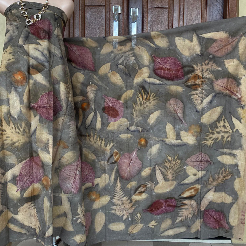 Kain Ecoprint Mori Biru