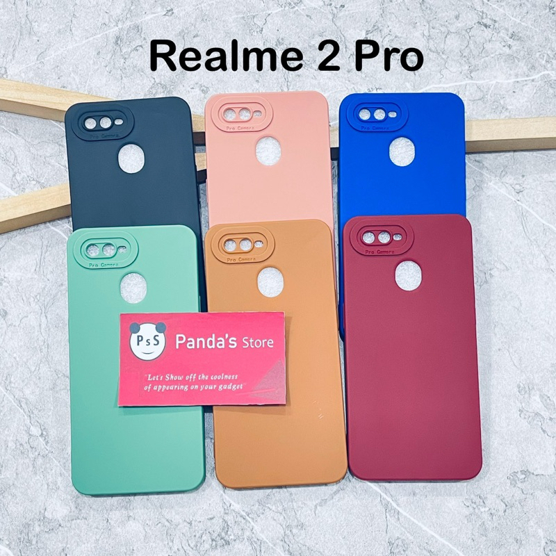 Softcase Pro Camera Realme 2 Pro Candy Case Full Color 3D Silikon TPU