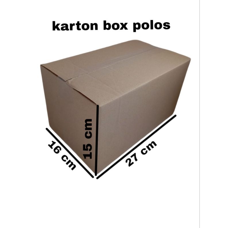 

kardus polos UK 27x16x15 kardus packing kardus besar kardus kecil