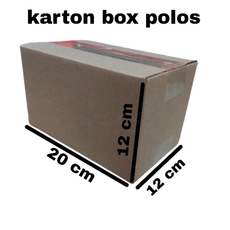 

kardus polos UK 20x12x12 kardus kecil kardus packing