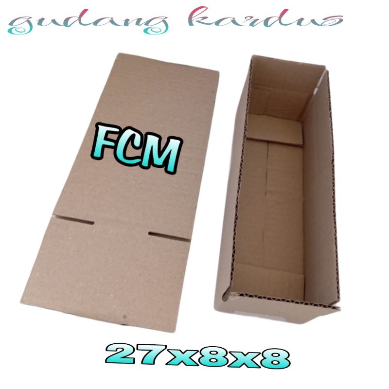 

kardus polos UK 27x8x8 kardus packing kardus besar