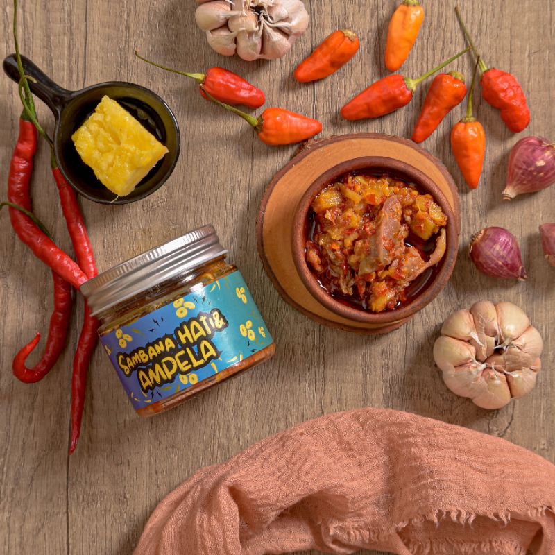 

(SAMBANA) Sambal Nanas Hati&Ampela