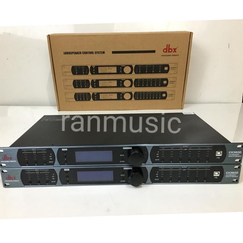 jual SPEAKER MANAGEMENT CX3600 3 IN 6 OUT DBX CX 3600 DLMS