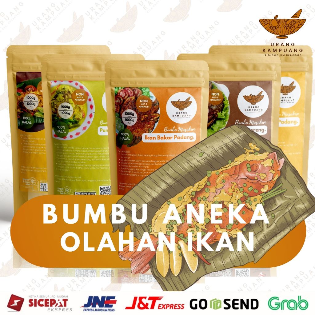 

Bumbu Aneka Olahan Ikan Non MSG & Pengawet Urang Kampuang Food