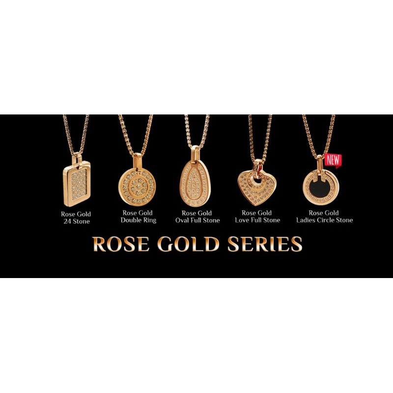 Kk liforce Rose Gold 24 Stone