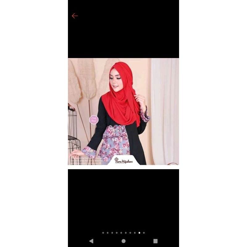 Preloved Tiara Hijabers Red Chili