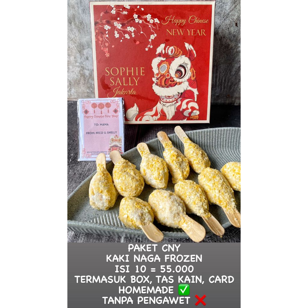 

Kaki Naga Frozen - Hampers Imlek / Paket CNY - READY