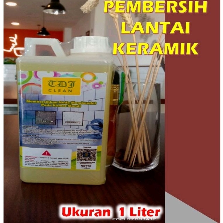 (KHUSUS SUMATERA UTARA) PEMBERSIH KERAMIK TDJ CLEAN 1 LITER