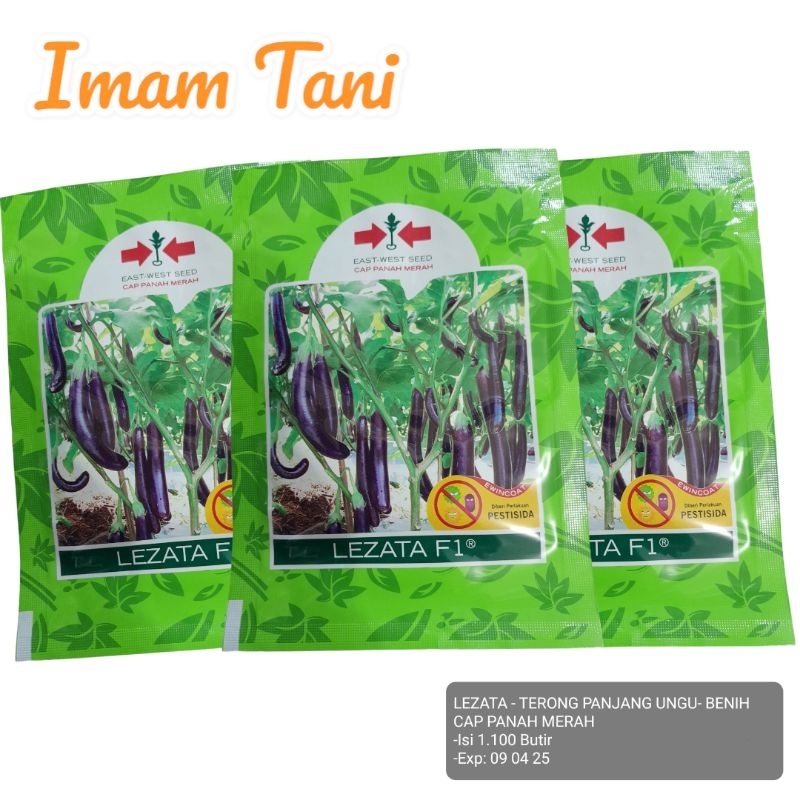 LEZATA - TERONG PANJANG UNGU - BENIH CAP PANAH MERAH