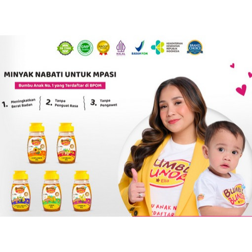 

Bumbu Bunda Elia Minyak Nabati Minyak MPASI Canola Oil EVOO Corn Oil Sunflower Oil Soybean Oil