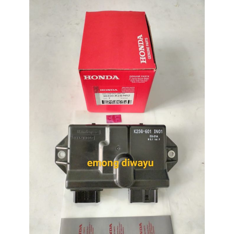 ECU ECCU ASSY (K25) HONDA ORIGINAL  BEAT FI  / BEAT POP ESP /BEAT FI ESP/SCOOPY FI