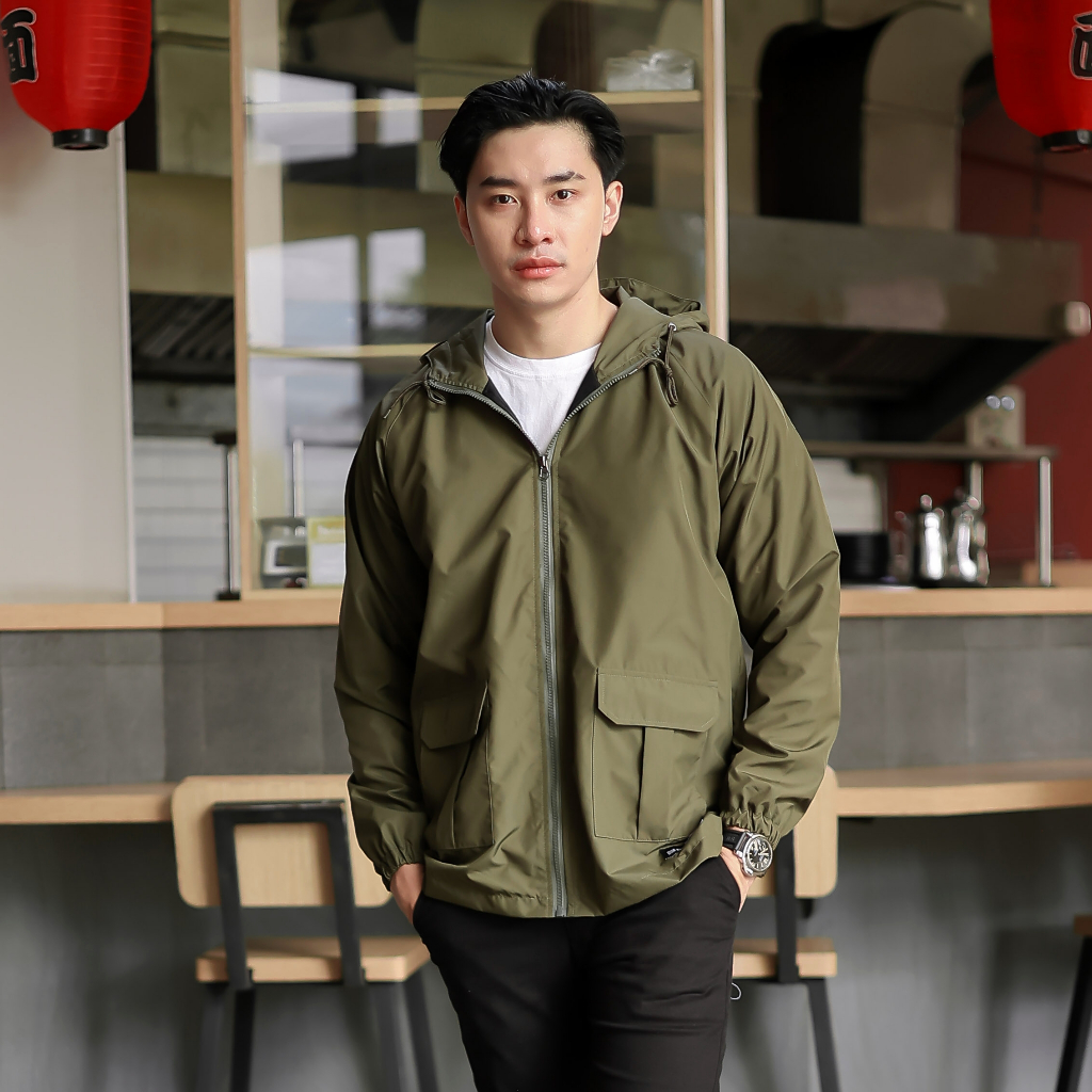 Delibra Jaket Outdoor Pria Silva Green