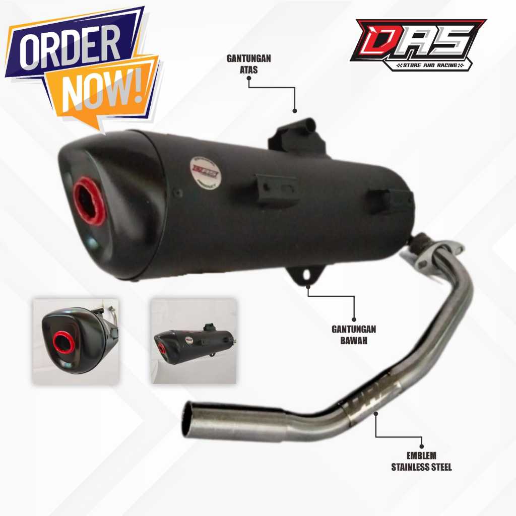 KNALPOT NMAX AEROX KNALPOT  Standart Racing  N max Aerox das original