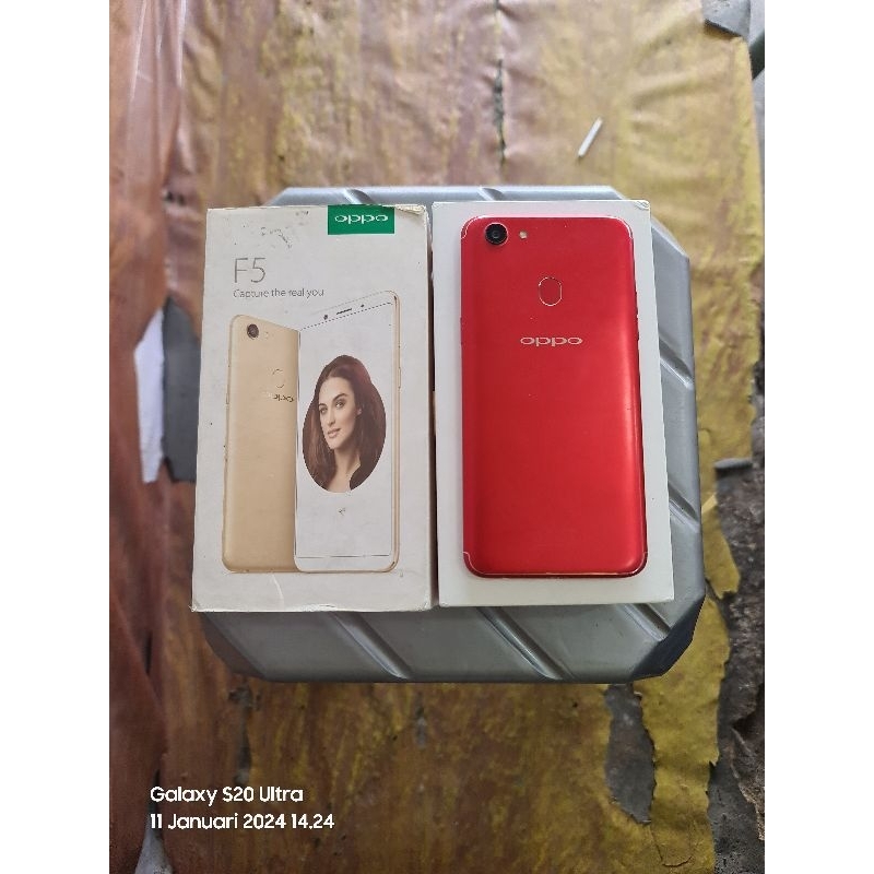 (SECOND) Oppo F5 ram 4/32 Fullset Segel