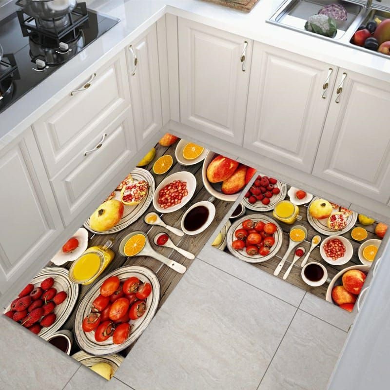 2 IN 1 KESET DAPUR  ANTI SLIP / Lap kaki besar dan kecil