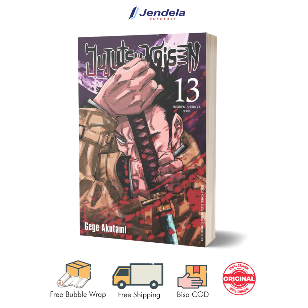 KOMIK JUJUTSU KAISEN 0 1 2 3 4 5 6 7 8 9 10 11 12 13