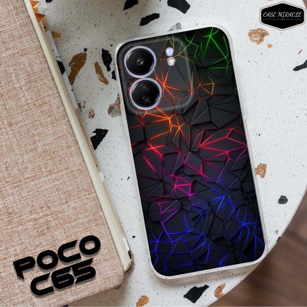 Case XIAOMI POCO C65 - Casing POCO C65 Terbaru Top One Case [ MOTIF 04 ] Cassing Hp - Silikon Hp POC