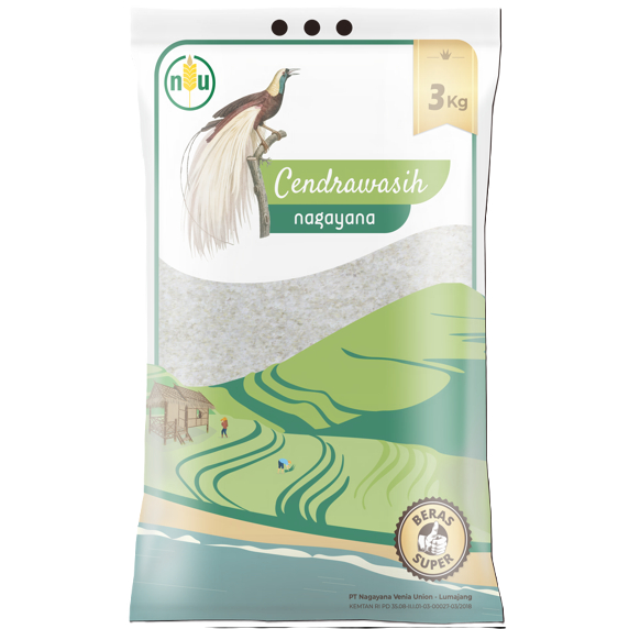 

Beras Cendrawasih Nagayana (CN) 3Kg
