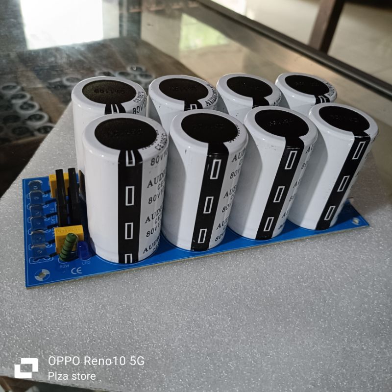 Kit Psu 8 elco 80V 10000uf Audiovox class AB bagus berkualitas psu class AB 10000uf 80volt free skun