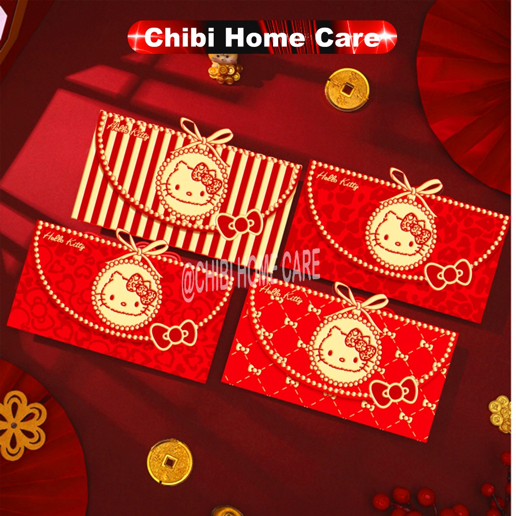 

Chibi Home Care- ANGPAO PREMIUM angpao merah angpao kitty angpao imlek angpau kitty minnie bahan tebal super premium sincia