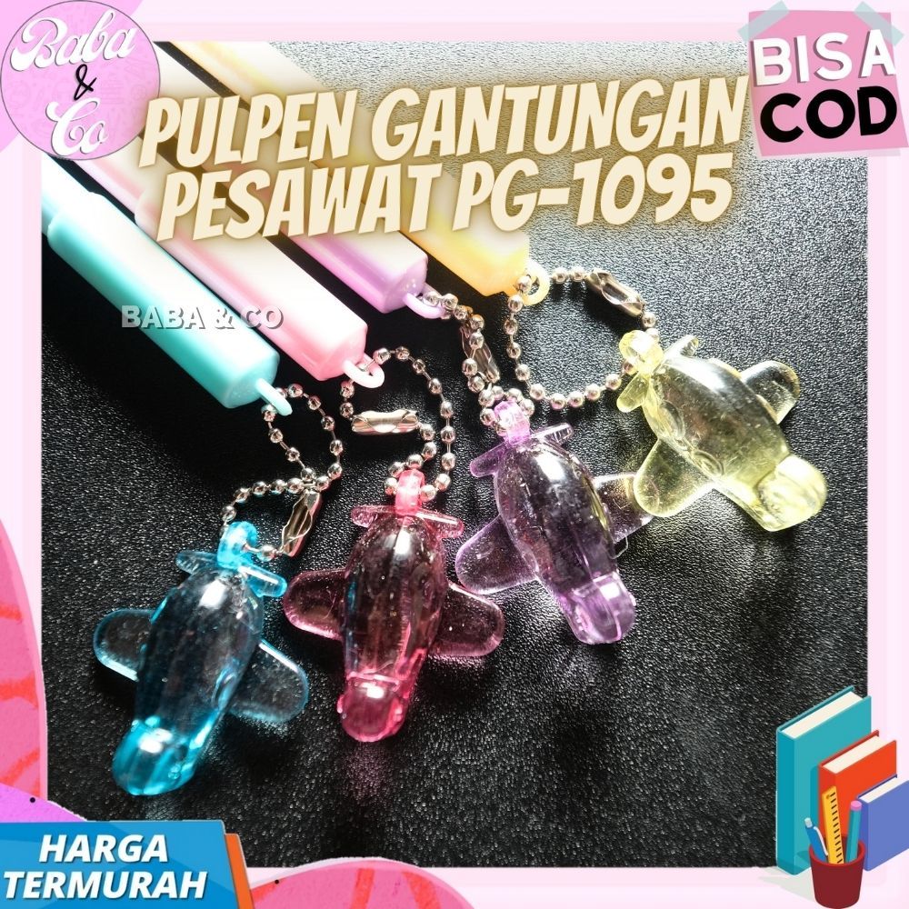 

PULPEN PESAWAT PEN GANTUNGAN PESAWAT PG-1095 LUCU UNIK MURAH COD PEN PESAWAT TERBANG BENING
