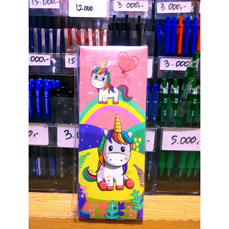 

tempat pensil 2B/HB Anti air tahan banting karena terbuat dari bahan berkualitas kotak pulpen karakter gambar unicorn pensil warna spidol Pensil Alat Tulis | Perlengkapan Sekolah | COD