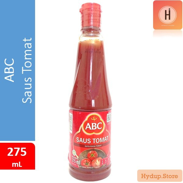 

ABC Saos Tomat Asli Botol 275 ml | Saos ABC Botol 275 ml