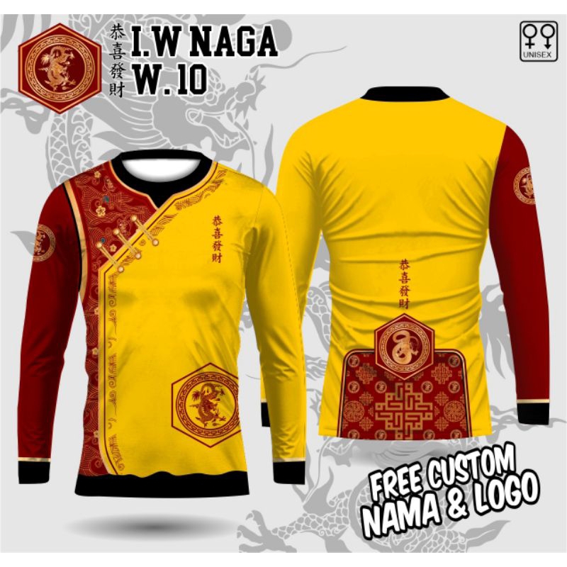 CHEONGSAM SHIO NAGA WANITA JERSEY IMLEK 2024 WANITA LENGAN PANJANG