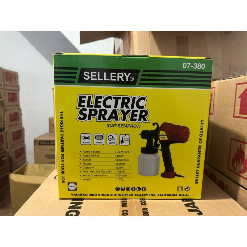 mesin cat semprot listrik Sellery