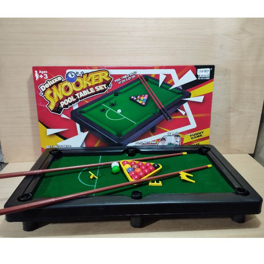 DELUXE SNOOKER POOL TABLE SET, MAINAN ANAK