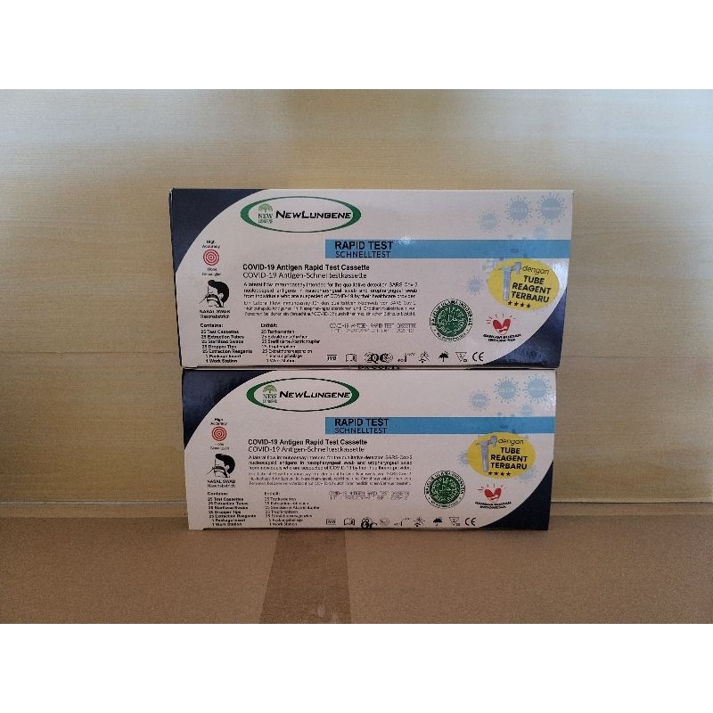 Antigen New Lungene deteksi Omicron isi 25 Pcs Exp 2025 Bln 12 Original