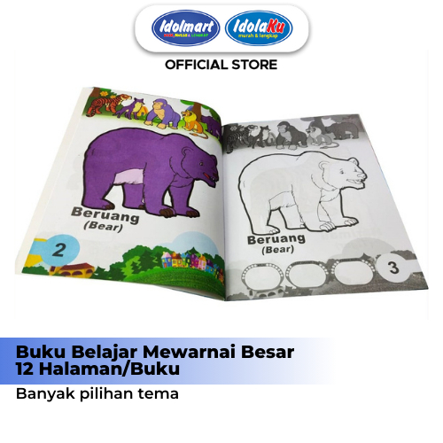 

IDOLMART Buku Belajar Mewarnai Besar Surabaya