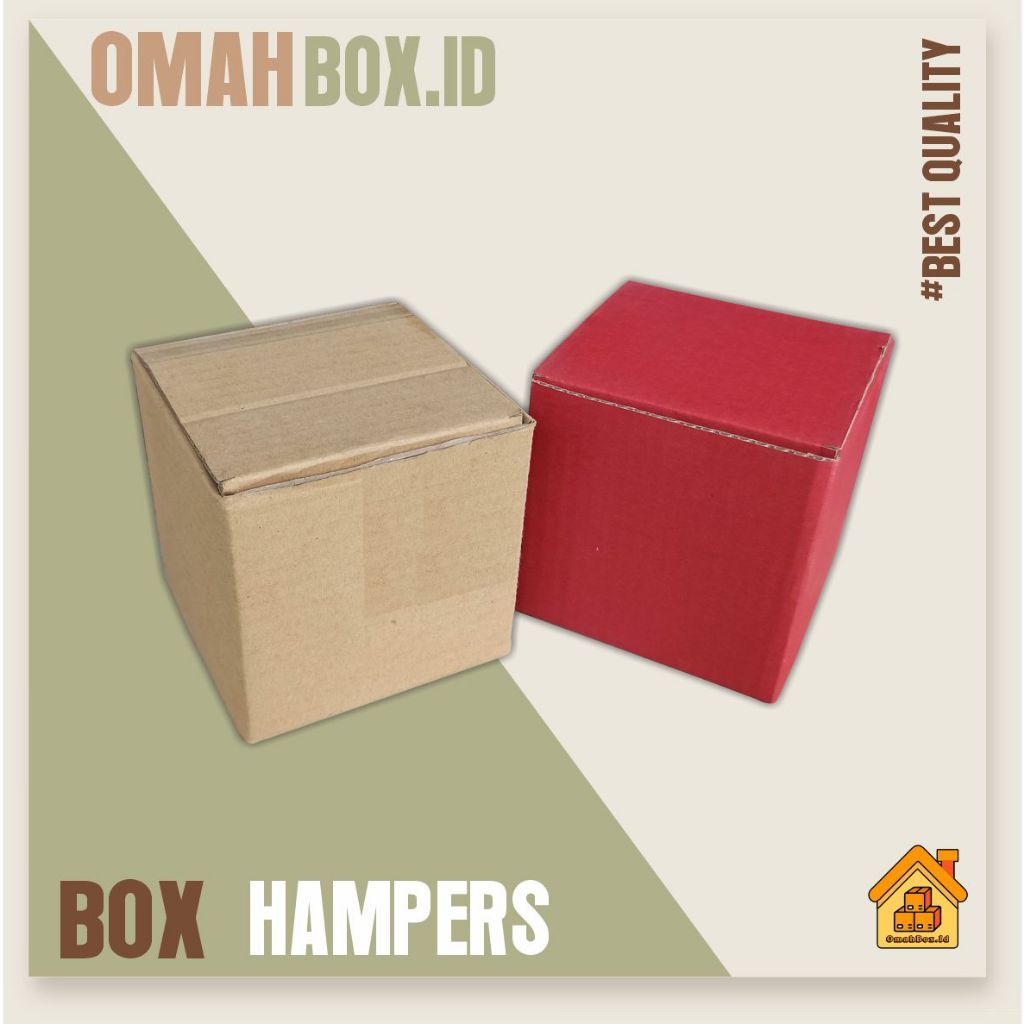 

Kardus Box Hampers/Mug 11x11x11 cm E FLUTE | kardus box polos | kardus diecut | box diecut | box hampers | box gift | kardus mug/gelas | kardus dus box