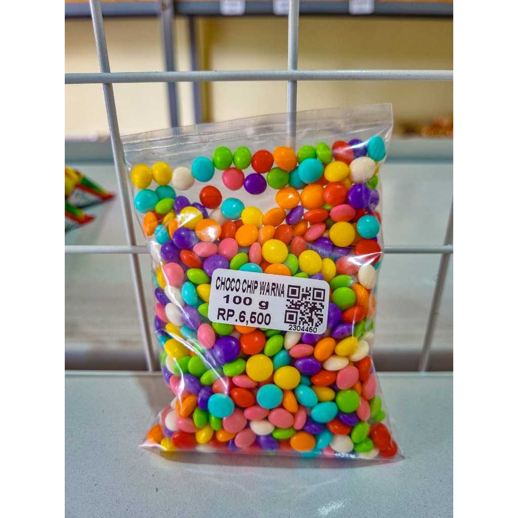 

CHOCO CHIP WARNA KEMASAN DEKORASI KUE