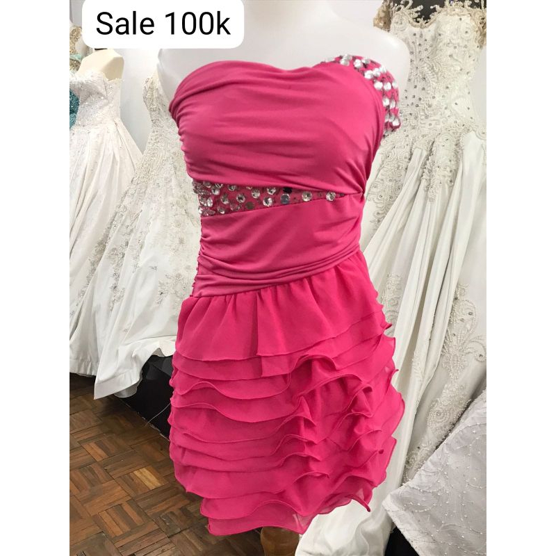 Dress Pesta Wanita Fuschia