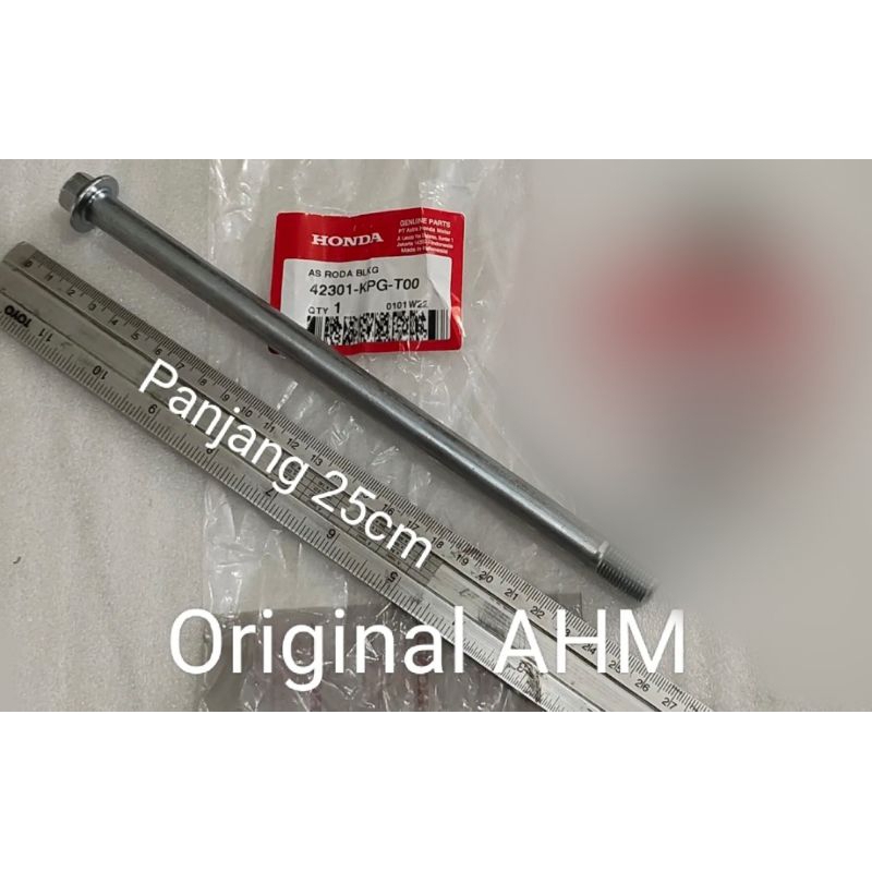 As Roda Belakang Honda Supra X 125 helm in ori AHM original Honda Genuine Parts