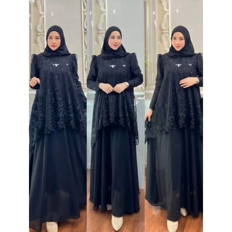 DRESS MUSLIM, Fashion Muslim, baju wanita, dress, gamis, Baju gamis, fashion wanita, Almera Dress