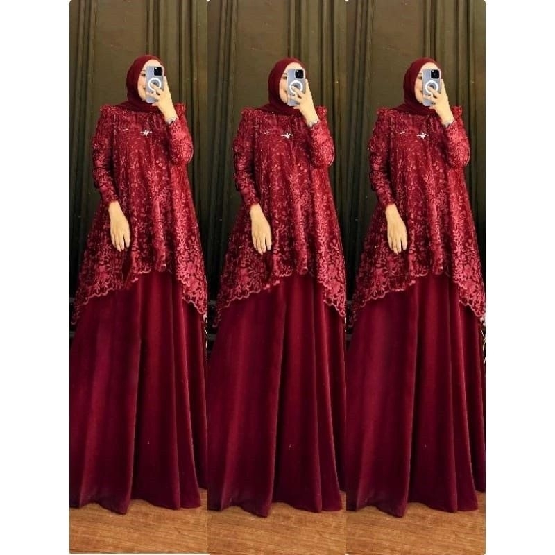 DRESS MUSLIM, Fashion Muslim, baju wanita, dress, gamis, Baju gamis, fashion wanita, Almera Dress