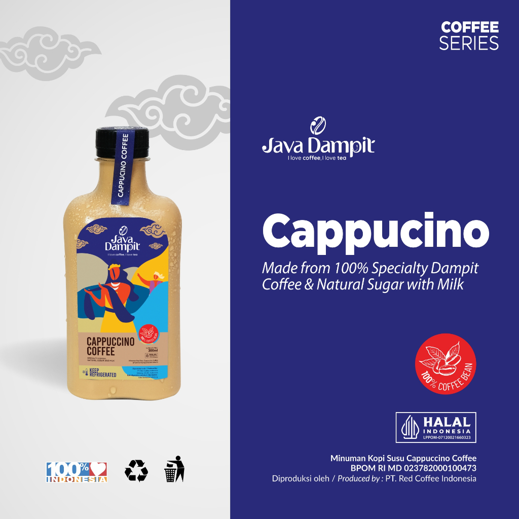 

CAPPUCINO COFFEE READY TO DRINK SIAP MINUM KEMASAN 300ML