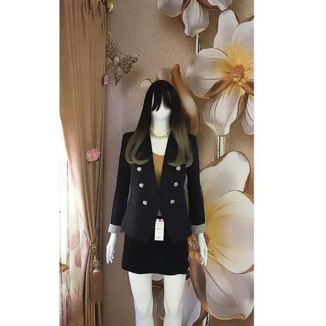 blazer kancing balmain