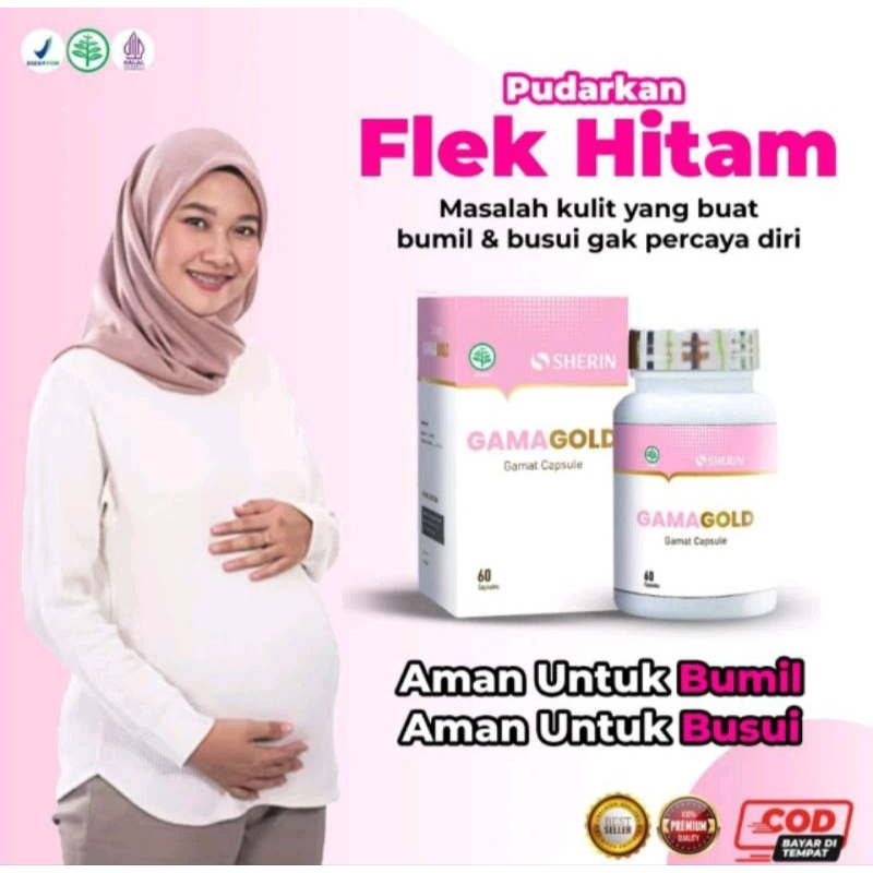 GAMAGOLD Collagen kapsul Gamat Emas Original Penghilang Flek Hitam Mencerahkan Vitamin Kulit