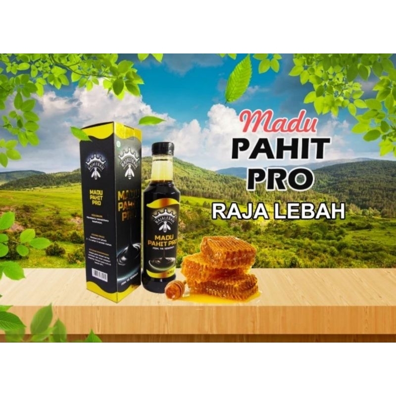 

MADU HITAM PAHIT PRO RAJA LEBAH PLUS PROPOLIS 470 GR