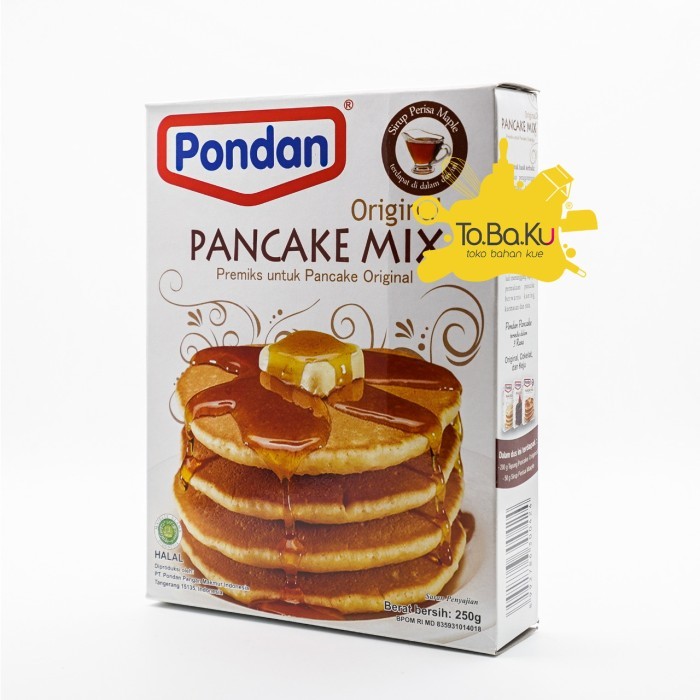 

Pondan Cake Mix Pancake & Crepes Mix 250gr