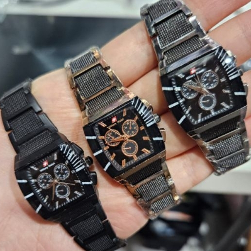 JAM TANGAN ANALOG DEWASA WANITA RANTAI KOTAK