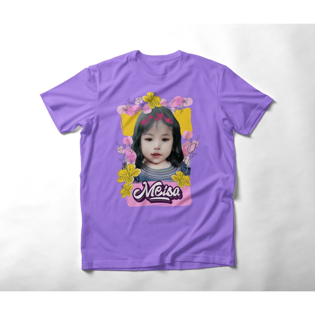 Kaos Anak Custom Foto Dan Nama