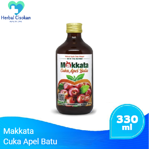 Cuka Apel MAKKATA 100% Apel Murni Cuka Apel Batu CUKA APEL MAKKATA 330ML ORIGINAL
