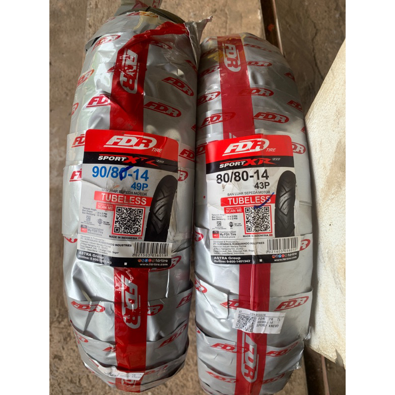 fdr sport xr evo 80/80-14 90/80-14