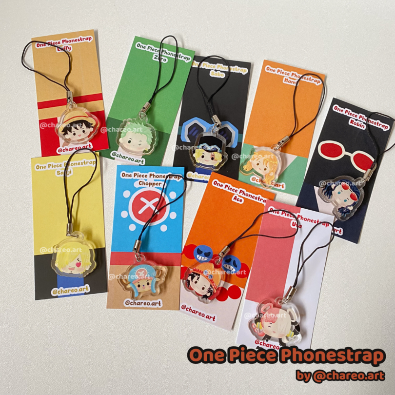CHAREO ART One Piece Phone Strap / Gantungan HP
