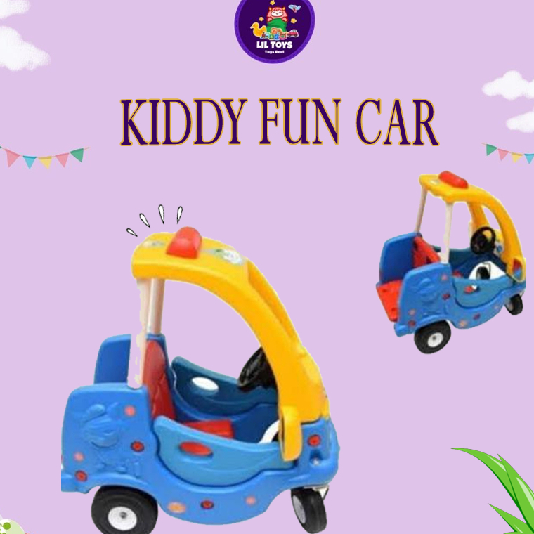 SEWA MAINAN MOBIL KIDDY ORANGE YA