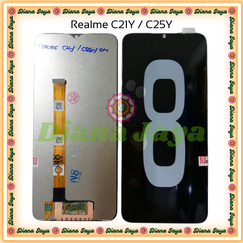 Lcd Touchscreen Realme C21Y RMX3261 / Realme C25Y ORI